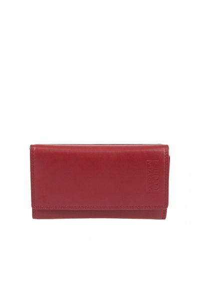 Generic Women's genuine leather wallet BG20321, Rosso