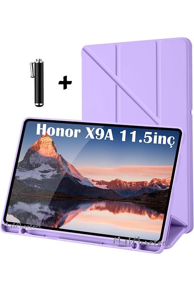 m.tk moveteck Honor Pad X9A 11.5Inch Case Protective Soft Silicone Smart Cover with Pen Compartment Foldable Stand