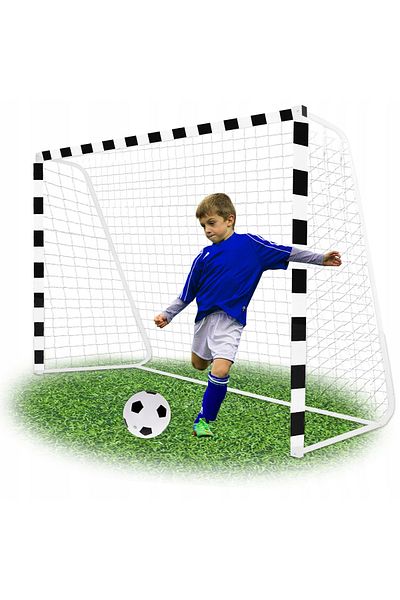 SERSIMO Poarta de fotbal din otel, 200x300cm, profil 38mm, cu elemente de fixare