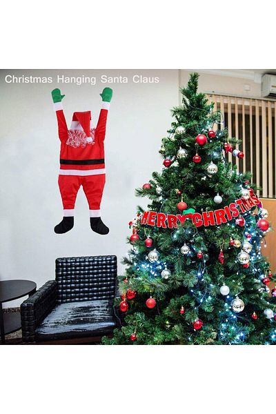 Cottny Santa Claus decoration COTTNY, polypropylene, red, 170 x 80 cm