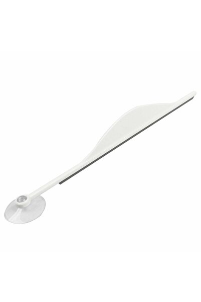 dalip Mirror wiper with suction cup, plastic and silicone, White