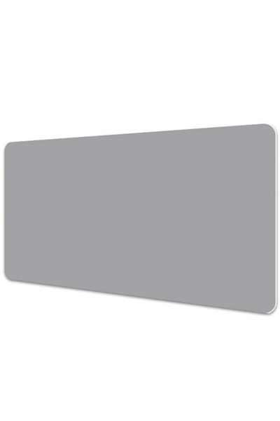 Macomi Mousepad 90x45 pentru birou, piele ecologica, Gri