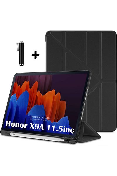 m.tk moveteck Honor Pad X9A 11.5Inch Case Protective Soft Silicone Smart Cover with Pen Compartment Foldable Stand