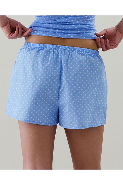 Undiz شورت منقوش SHORTPOPIZ أزرق سماوي