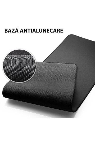 Spigen Mousepad pentru birou, antiderapant, lavabil, 30,5x91,4cm, cauciuc negru