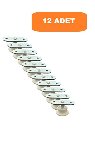 HOMDEP Masa Sandalye Dolap Sehpa Ayarlanabilir Yükseltme Ayağı M8 Beyaz Rotil...