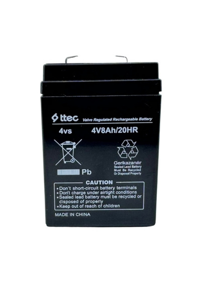 EnerjiStar 4V 8Ah AGM Akü - Güç Yedekleme Uyumlu