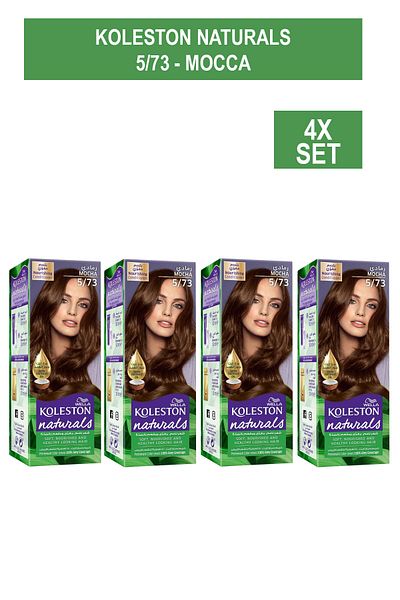 Wella Koleston Naturals NATURALS 5/73 - MOCCA x4