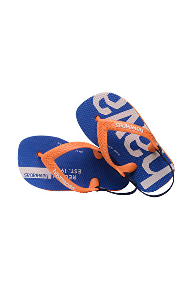 Havaianas Baby Logo Mania Flip Flops - Blue