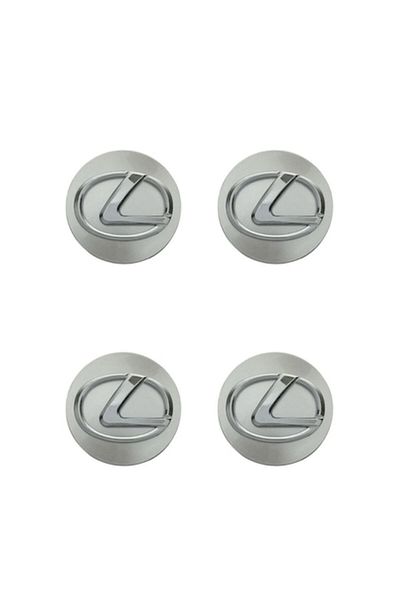 OEM Set 4 capace jante Lexus, Argintiu, 62mm