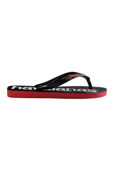 Havaianas Top Logomania Flip Flops - Black