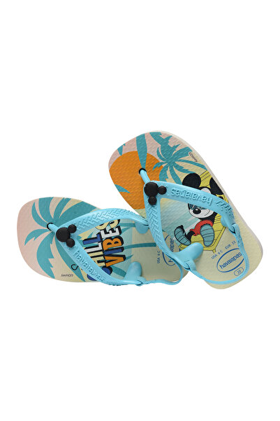 Havaianas Baby Disney Classics II Flip Flops - Beige Straw