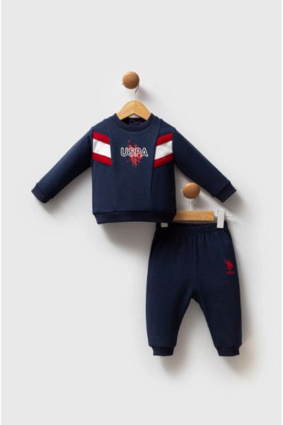 U.S. Polo Assn. Us. Polo Assn. Usb2535 Baby Boy 2 Piece Set