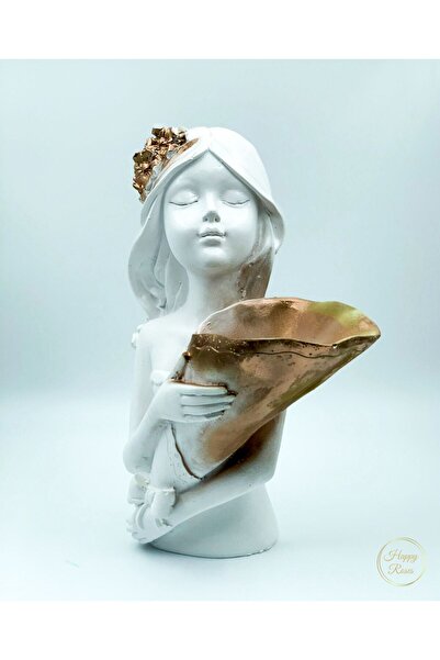 Happy Roses Vază decorativa, hand made „Flower girl”