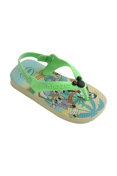 Havaianas Baby Disney Classics II Flip Flops - Lime Green