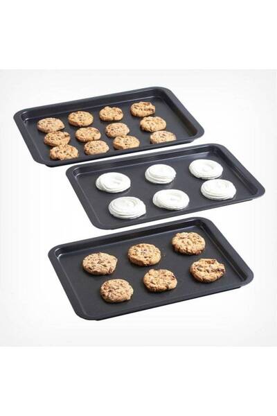 VonShef Set 3 Tavi de copt 1507678, Antiaderente