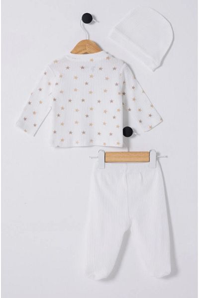U.S. Polo Assn. U.S. Polo Assn. Baby Boy 3-Piece Set with Booties