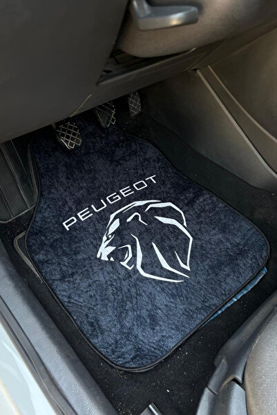 Banxtre Universal Tüm Araçlara Uyumlu Peugeot Renkli Oto Paspas Seti Ön ve Ar...