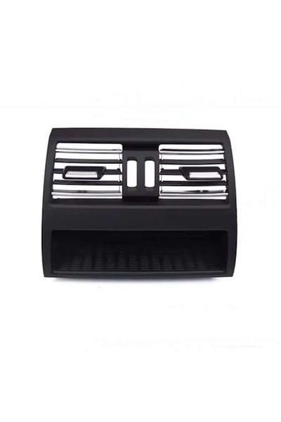 MAF Grila Aer Ventilatie Centrala Cotiera Spate Compatibila BMW Seria 5 F10 F11 Negru Chrome