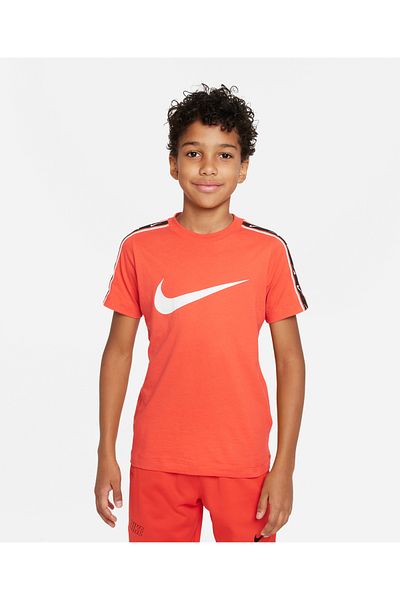Nike Sportswear Round Neck T-Shirt - Orange