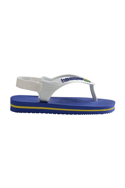 Havaianas Baby Brasil Logo II Flip Flops - Marine Blue