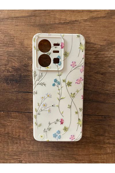 Newon حافظة هاتف Vivo Y22S Ivy Flower مطبوعة من الداخل من السيليكون الفاخر