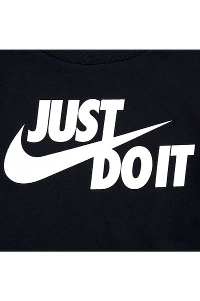 Nike JDI Swoosh Split T-Shirt - Black