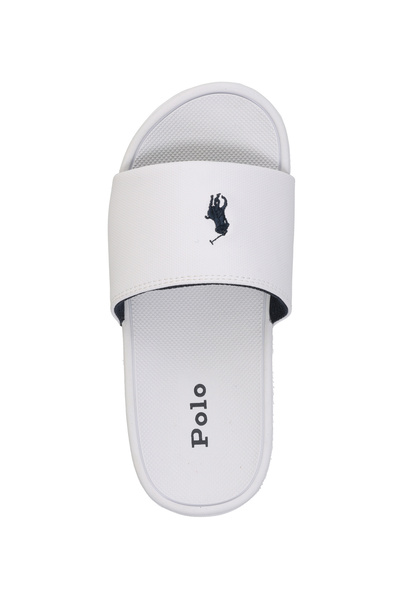 Polo Ralph Lauren Soren Flip Flops - White \ Navy