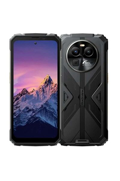 Blackview Telefon mobil BV8100, Negru, 4G, 6.5" 2.4K FHD+, 24GB RAM (8GB + 16GB extensibili), 256GB