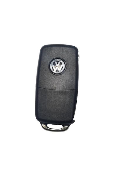 Volkswagen Carcasa cheie VW GOLF 4 BORA PASSAT 5.5 tip briceag 2 butoane LED la mijloc MATY KEY Black