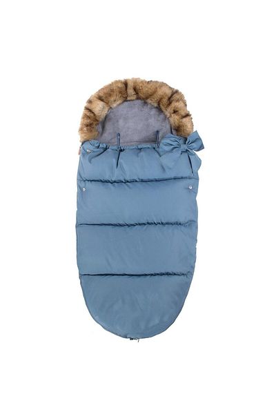 SERSIMO Baby winter bag for stroller, universal size, 90x45cm, blue