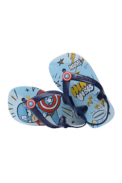 Havaianas Baby Marvel Flip Flops - Blue Water