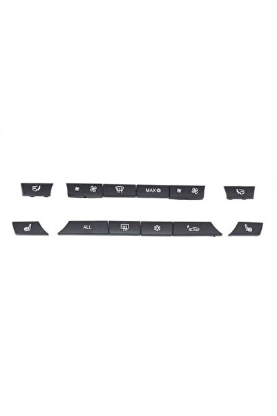 OEM Set 12 butoane consolă bord climatizare AC ventilație BMW F01 F02 F06 F07 F10 F11 F12 F13 F15 F16