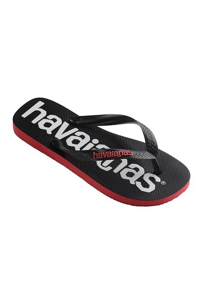 Havaianas Top Logomania Flip Flops - Black