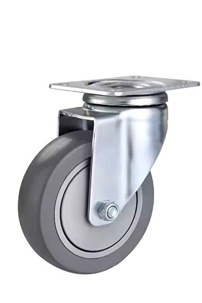 Best Tools كفر عجلة رمادي طبي متحرك مصنوع من البلاستيك 100مم