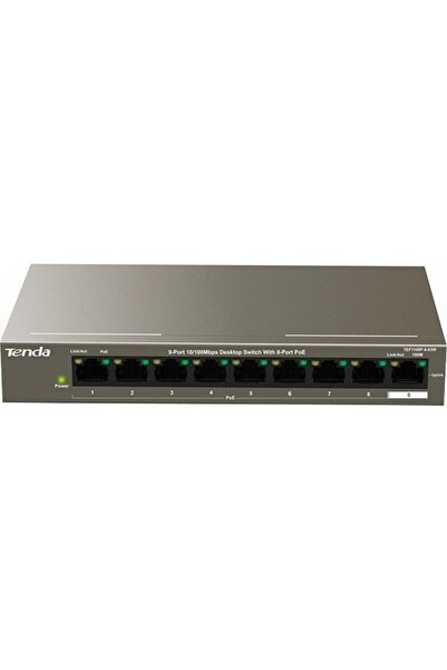 Tenda 9 port 63w 8 port PoE TEF1109P-8-63W 10/100 switch neadministrat
