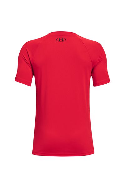 Under Armour تي شيرت UA Tech بشعار كبير - أحمر