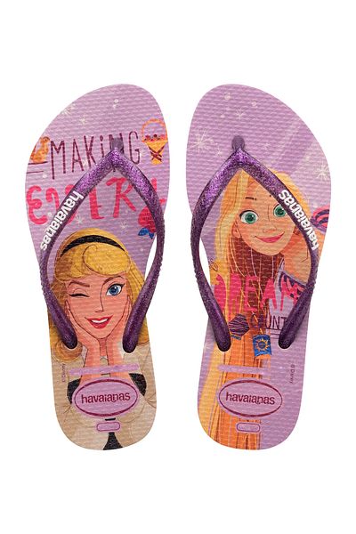 Havaianas Printed Flip Flops - Beige