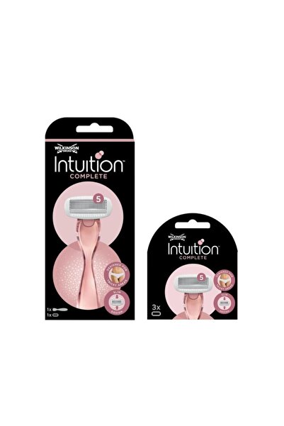 Wilkinson Sword Intuition Complete Women's Razor + 3 Replacement Head Set