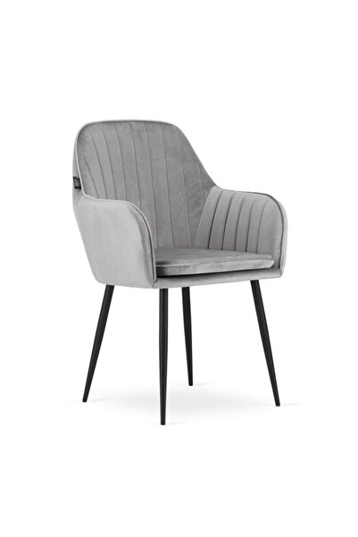 Mercaton Scaun pentru bucătărie/living, Mercaton, Lugo, catifea, metal, argin...