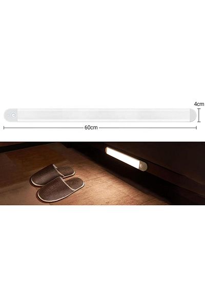 Generic Rechargeable Motion Sensor Cabinet Light with Magnetic Base - 3 Lighting Mode (60CM)