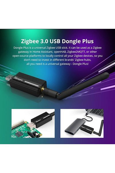 Sonoff Suport Gateway Universal, ZigBee 3.0, USB ZBDongle-E Plus