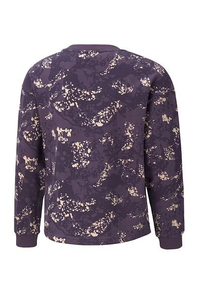 Puma Alpha All Over Printed Crew FL Tee - Sweet Grape