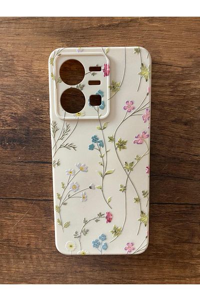 Newon حافظة هاتف Vivo Y22S Ivy Flower مطبوعة من الداخل من السيليكون الفاخر