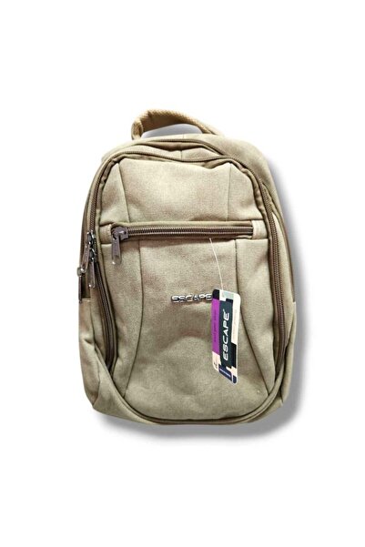 ESCAPE 307-25 Kanvas Kumaş Laptop Bölmeli Okul Ve Günlük Sırt Çantası