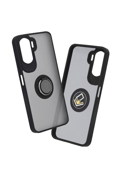 dalip Carcasă de protecție compatibilă cu Honor 90 Lite, Glinth, TPU, Inel, N...