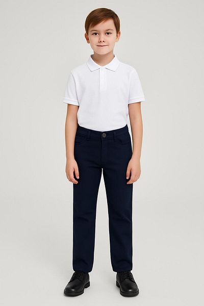 Esterella pantaloni de școală pentru băieți / pantaloni de școală cu elastic reglabil