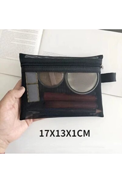 Choice M Mesh Cosmetic Bag Travel Storage Makeup Bag Organizer Female Make Up Pouch Portable Small Large T.