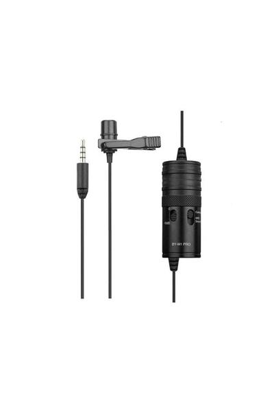 dalip Professional Lavalier Microphone, Clip-On System, M1 Pro, 6m Cable, Black