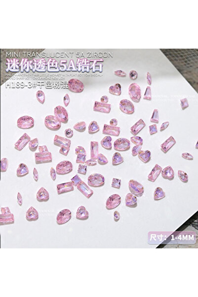 Choice 50 قطعة/حقيبة من أحجار الزركون الصغيرة 5A لتزيين الأظافر بأشكال متنوعة...